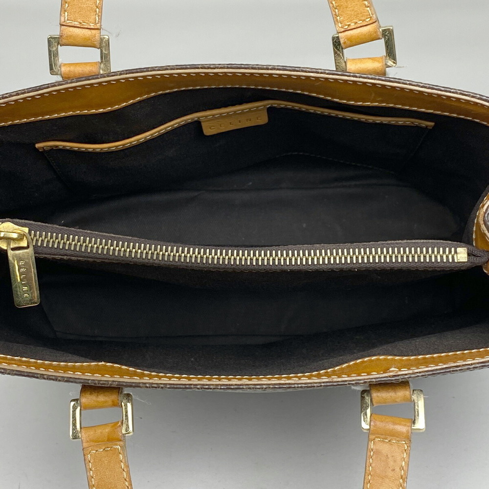 Celine Macadam Pattern All Over Canvas Handbag Br… - image 6